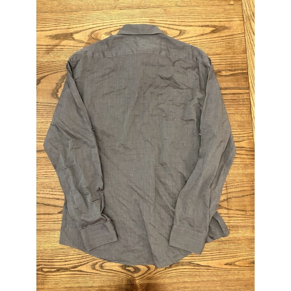 Lot Of 2 John Varvatos Men's Medium 100% Cotton Long Sleeve Button Down Shirts - Picture 5 of 14